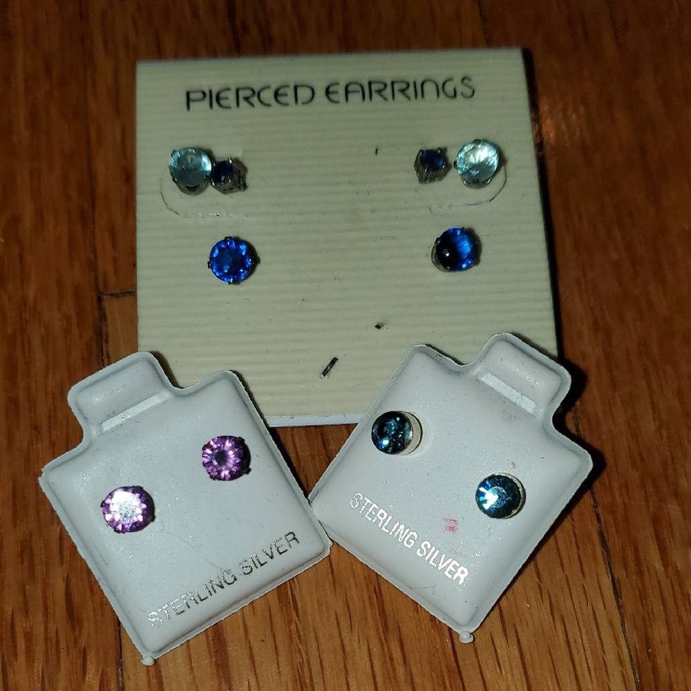 5 Pairs Pierced Earrings